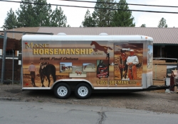 Mane Horsemanship Vehicle Wrap Side View 1