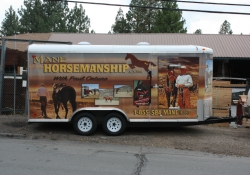 Mane Horsemanship Vehicle Wrap Side View 2