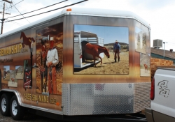 Mane Horsemanship Vehicle Wrap Front View